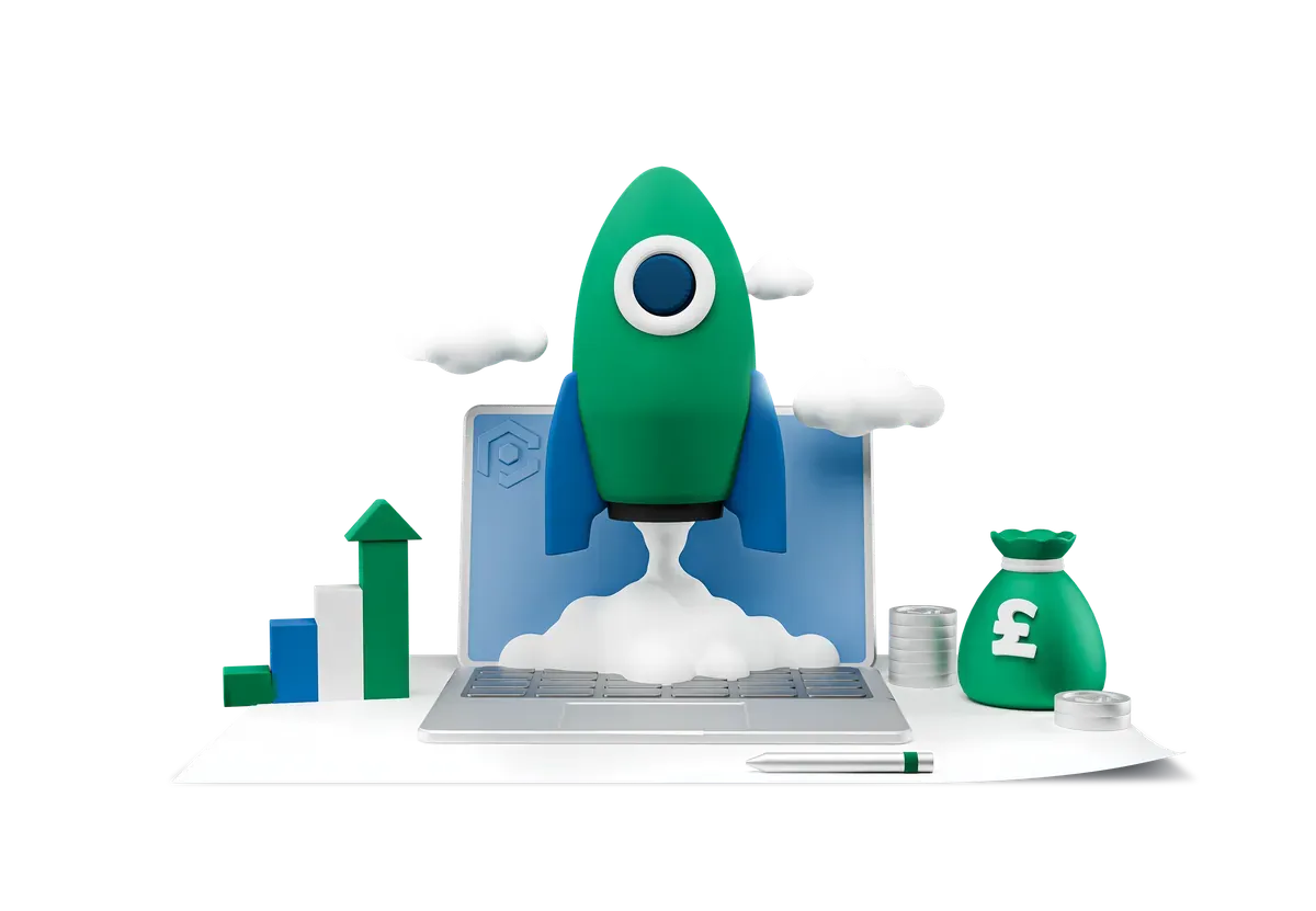 3D illustration of certification in months